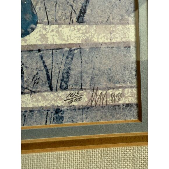 P Buckley Moss "My Hands to Thee" Print 1013/5000 Rare - Picture 6 of 6